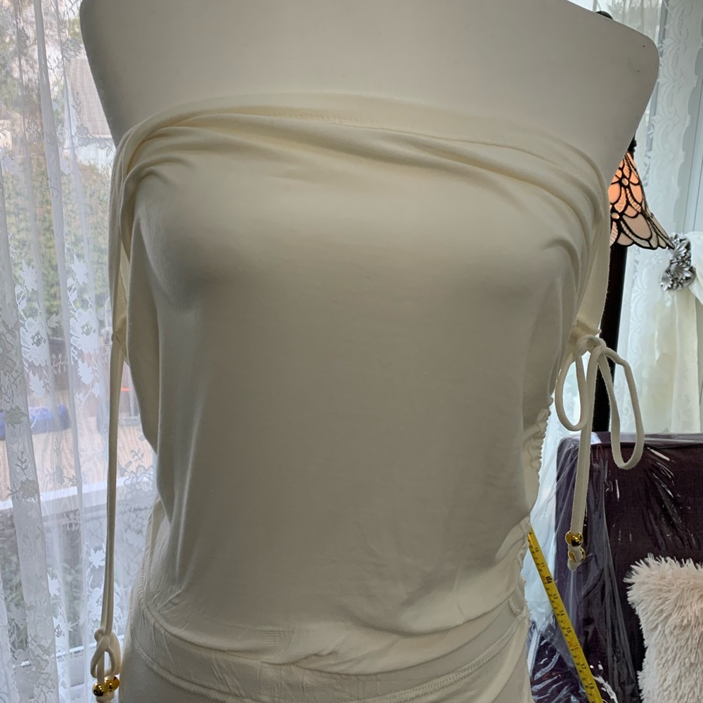 New with Tags- Hot Kiss - Off White- off the should cover up/jump suit. NWT